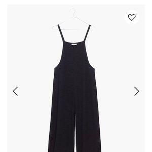 Madewell Knit Wide-Leg Overalls